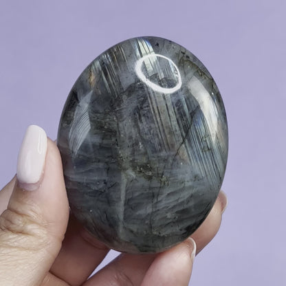 Labradorite Palm Stone | L4