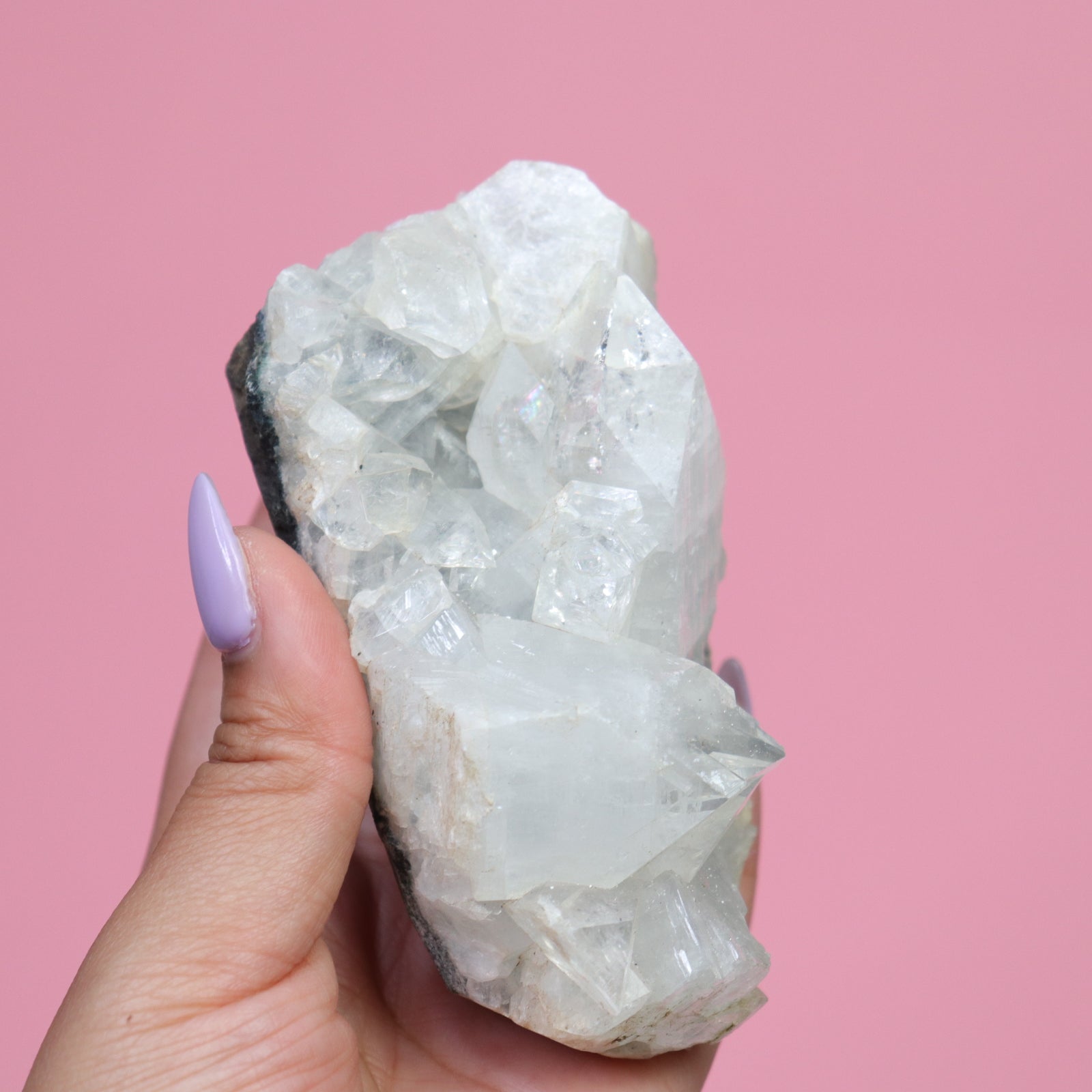 Apophyllite - Crescents & Crystals