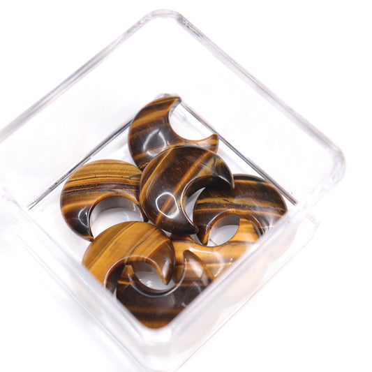 Tiger Eye Mini Moons | 1"
