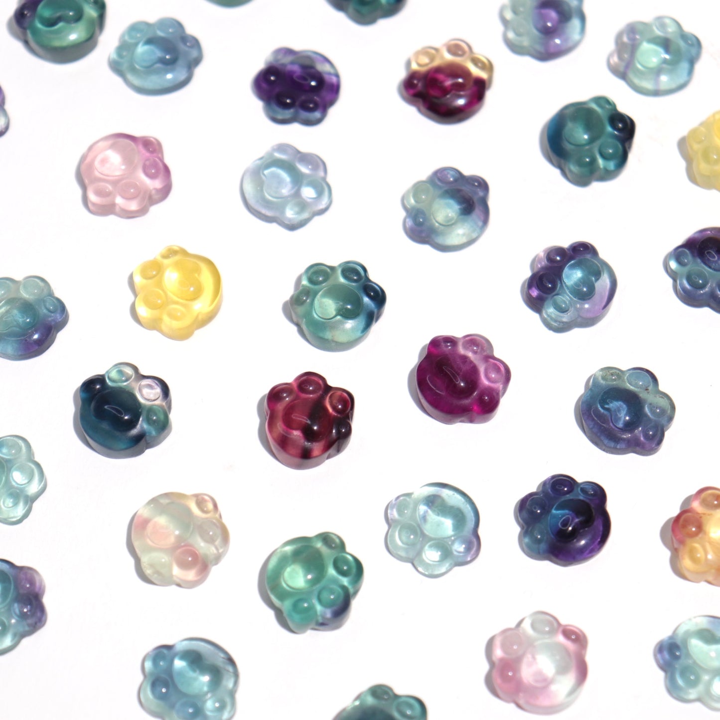 Fluorite Paw Prints