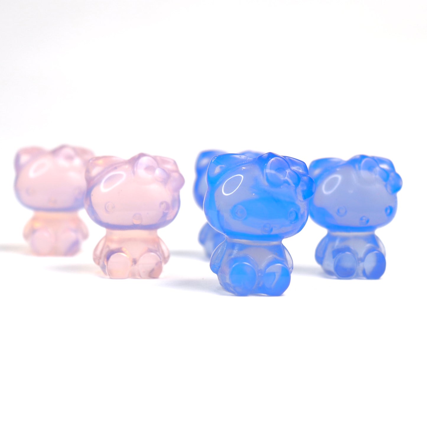 Pink/ Blue Opalite Hello Kitty’s