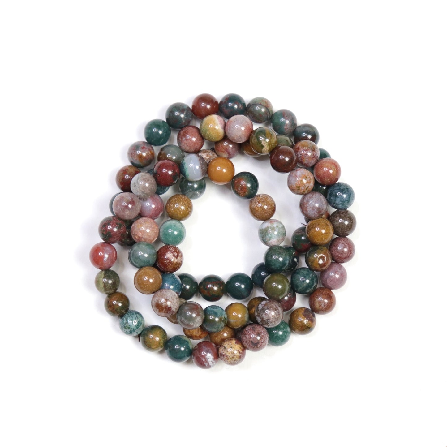 Ocean Jasper Bracelet - Crescents & Crystals