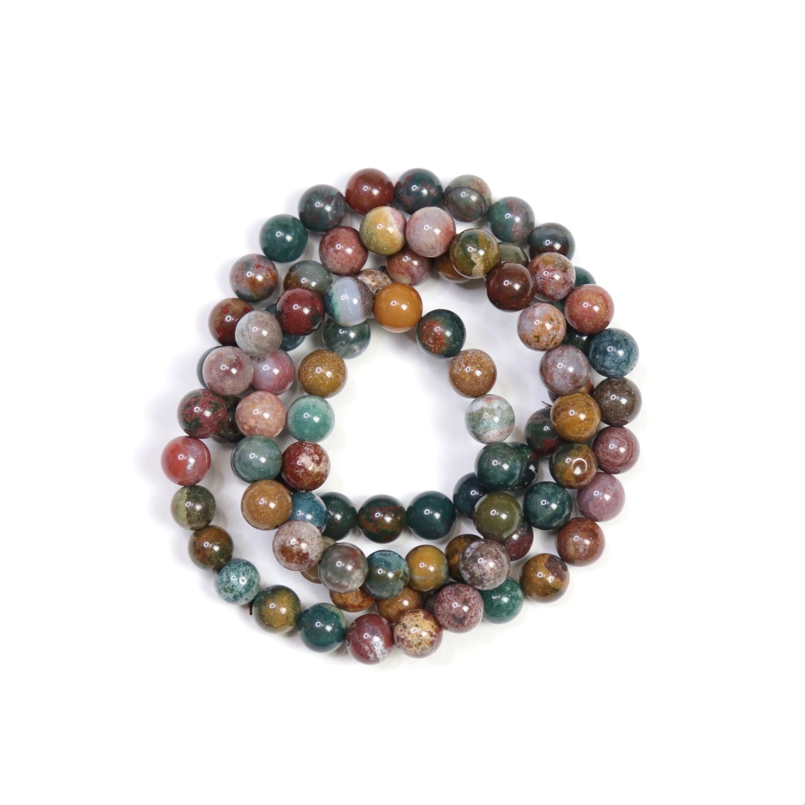 Ocean Jasper Bracelet - Crescents & Crystals