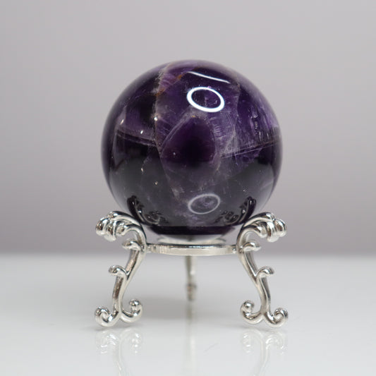 Dream Amethyst Sphere- Crescents & Crystals