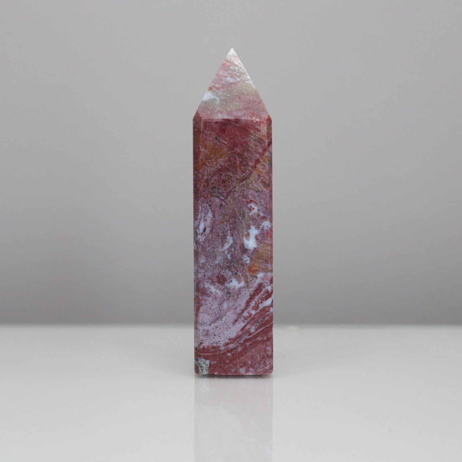 Ocean Jasper Tower  - Crescents & Crystals