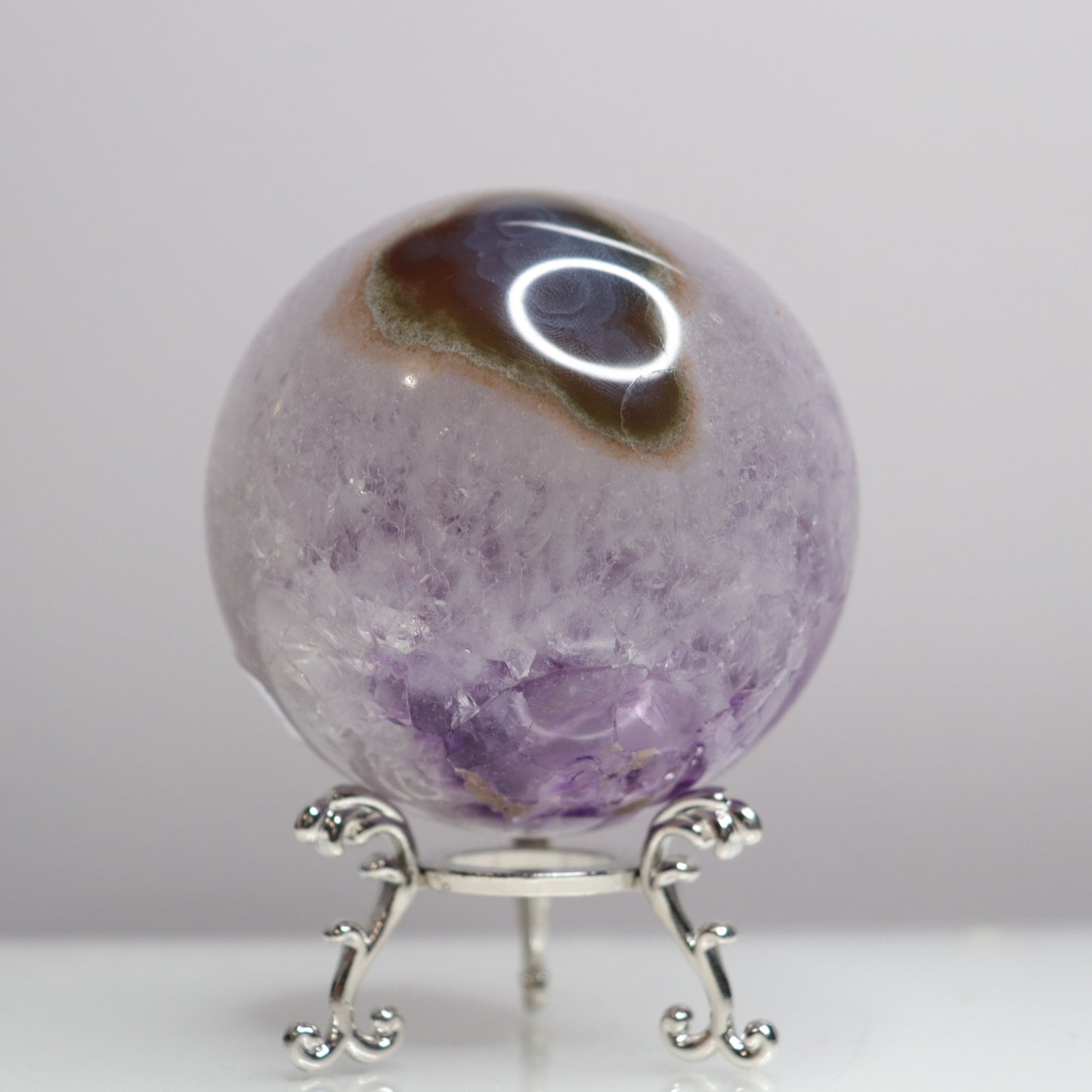 Amethyst Geode Sphere [7]