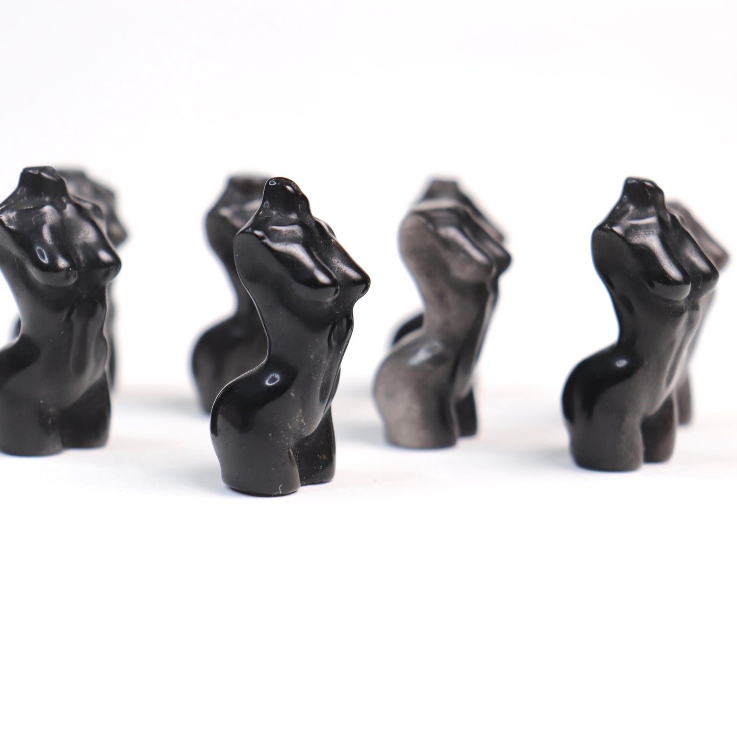 Silver Sheen Obsidian Mini Body