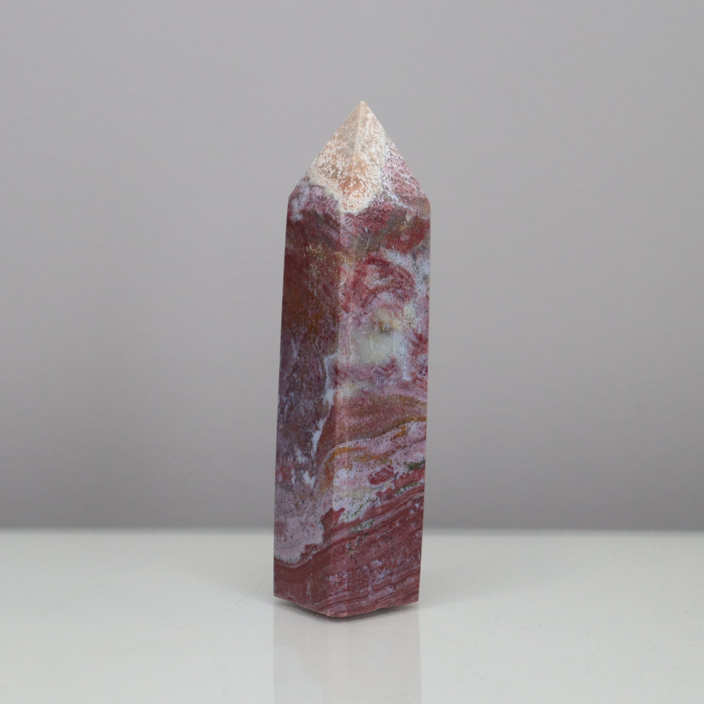 Ocean Jasper Tower  - Crescents & Crystals
