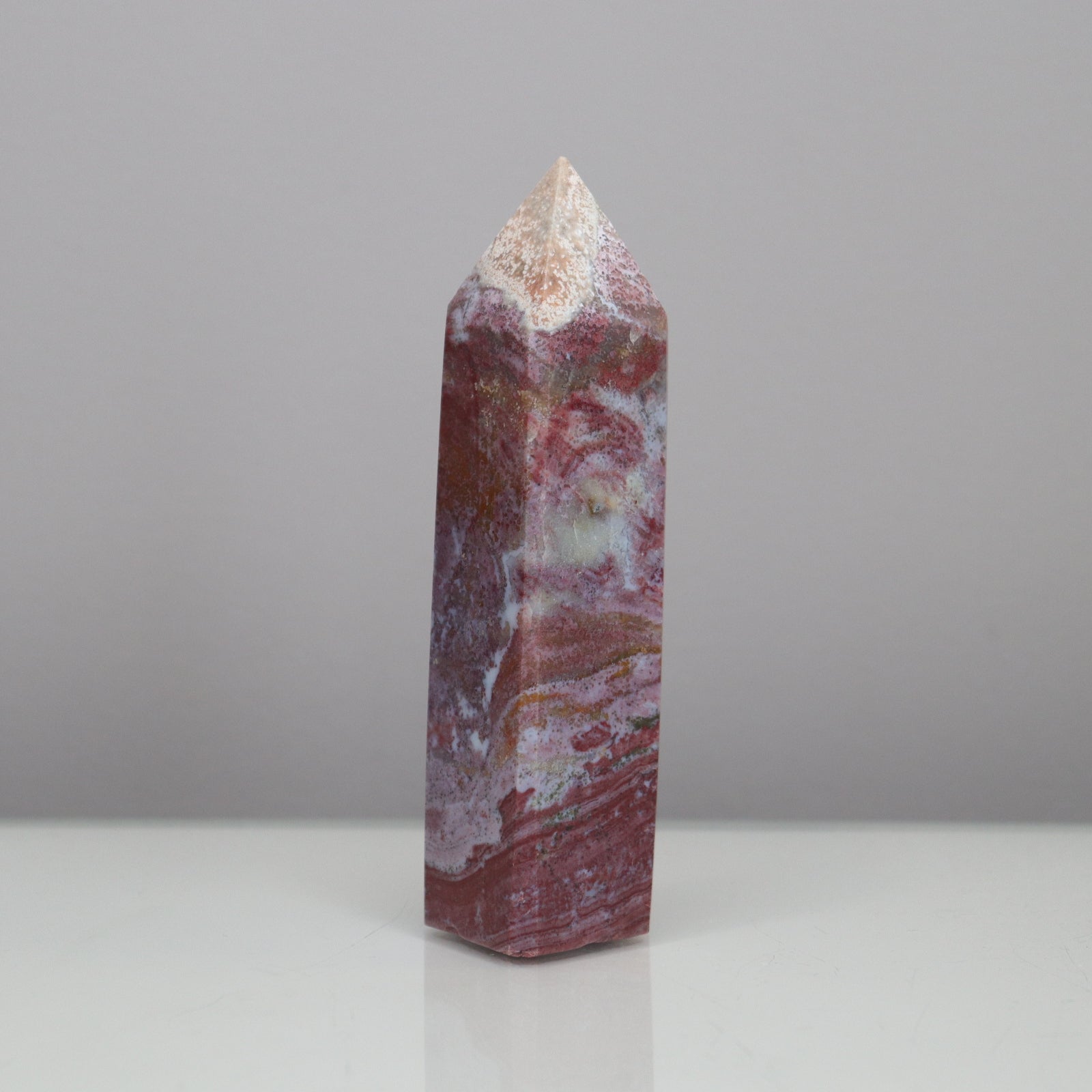 Ocean Jasper Tower  - Crescents & Crystals