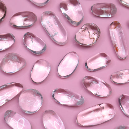 Clear Quartz Tumbles- Crescents & Crystals