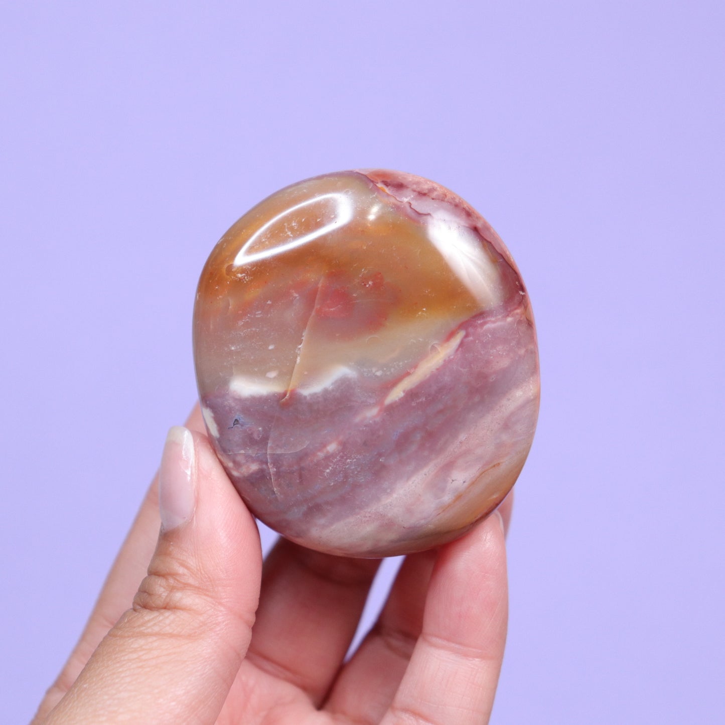 Polychrome Jasper Palm Stone [4]