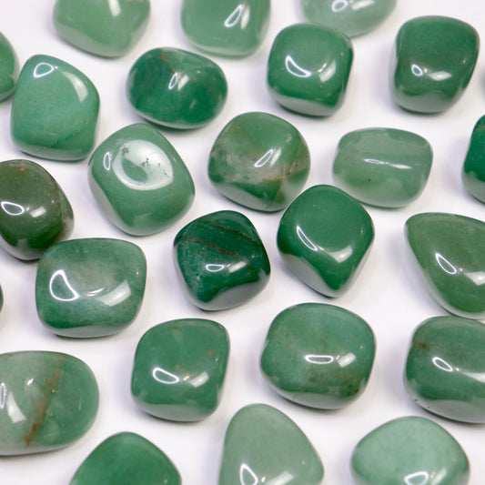 Green Aventurine Tumbles - Crescents & Crystals