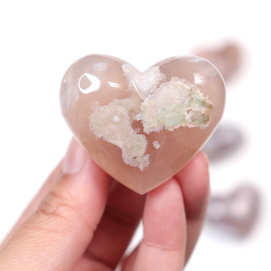 Flower Agate Heart | 13