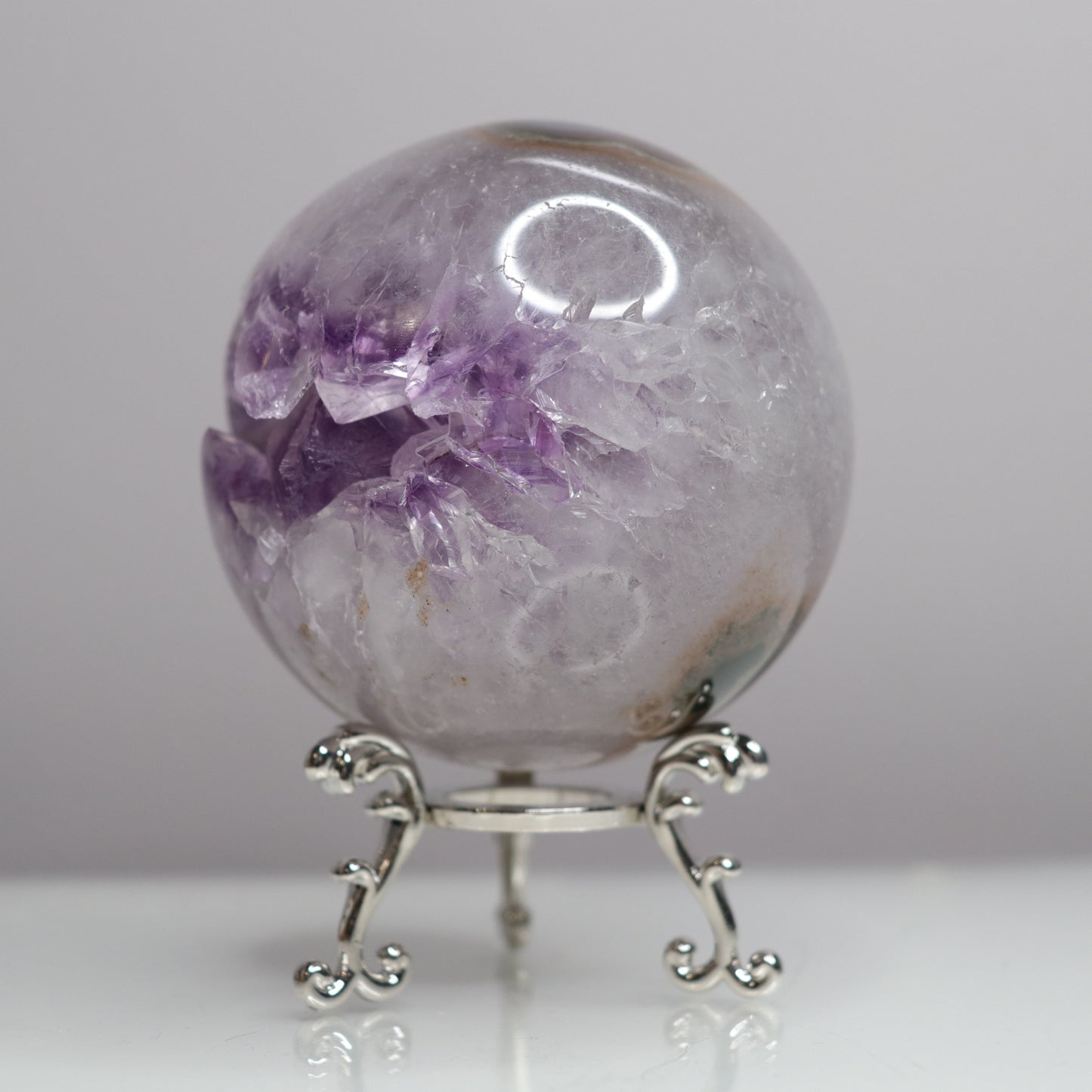 Amethyst Geode Sphere [7]