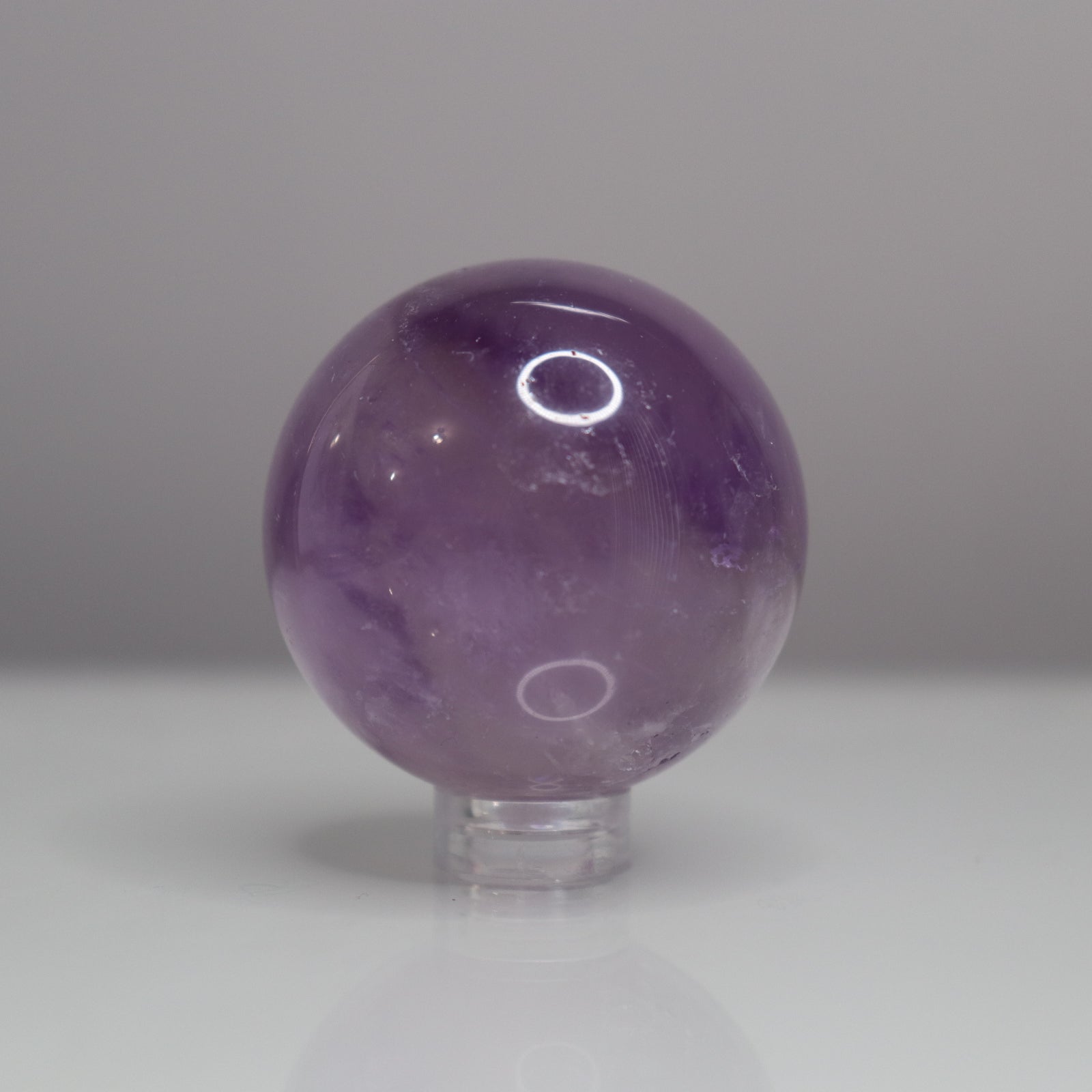 Purple Amethyst Sphere- Crescents & Crystals