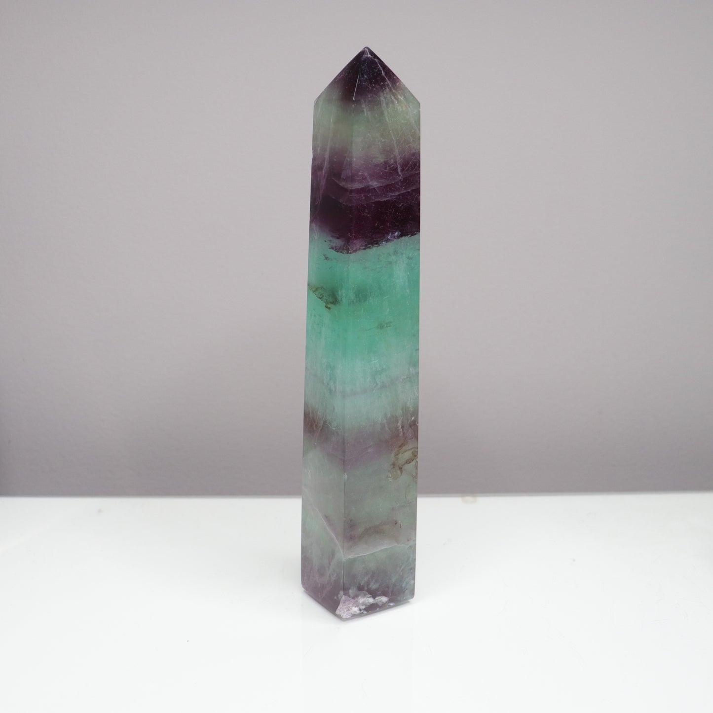 Watermelon Fluorite Tower [1]