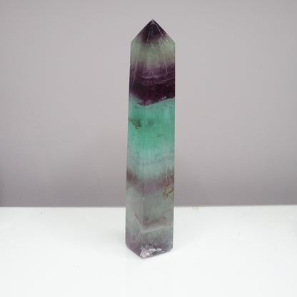 Watermelon Fluorite Tower [1]