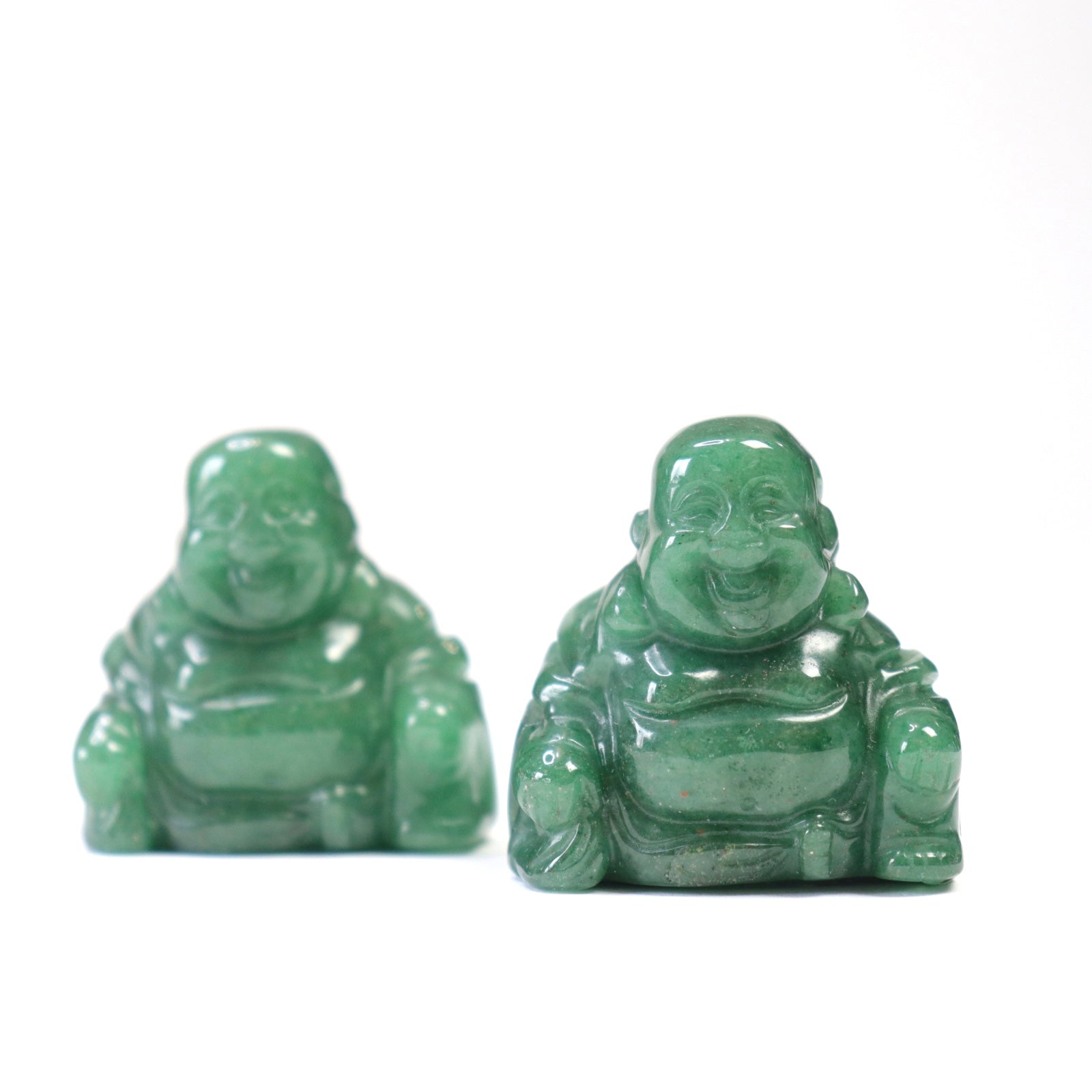  Green Aventurine Buddha- Crescents & Crystals