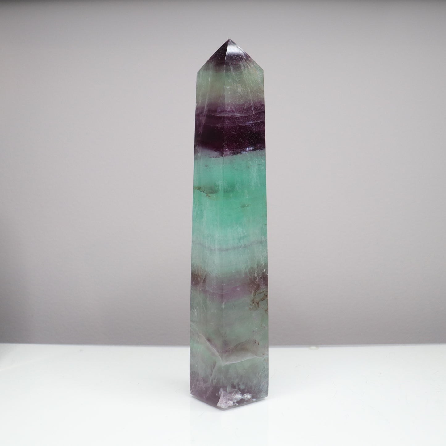 Watermelon Fluorite Tower [1]