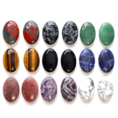 Indigo Gabbro Palm Stones [Mystic Merlinite]