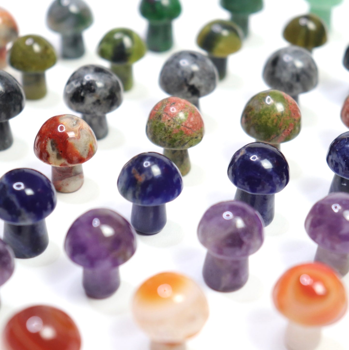 Crystal Mini Mushrooms - Crescents & Crystals
