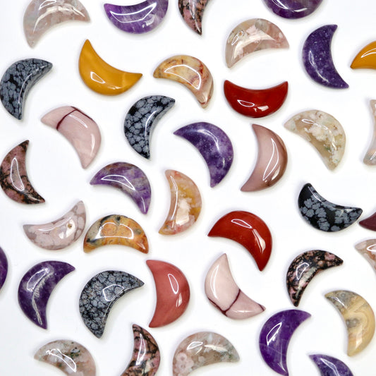 Crescent Moon Crystals - Crescents & Crystals