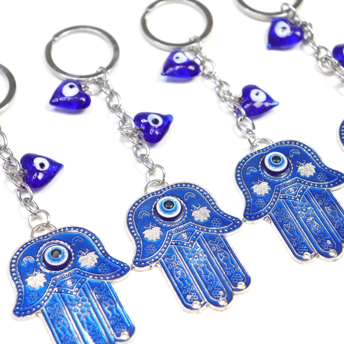 Hamsa Hand Keychain [Blue]