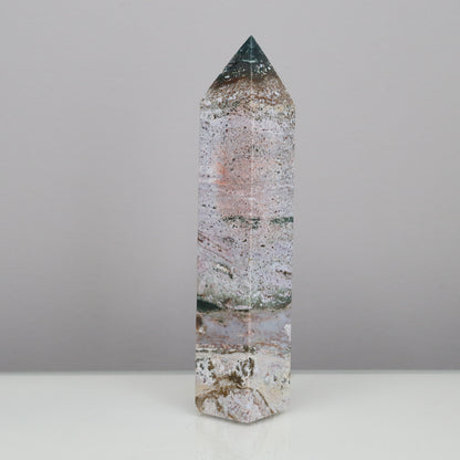 Ocean Jasper Tower  - Crescents & Crystals