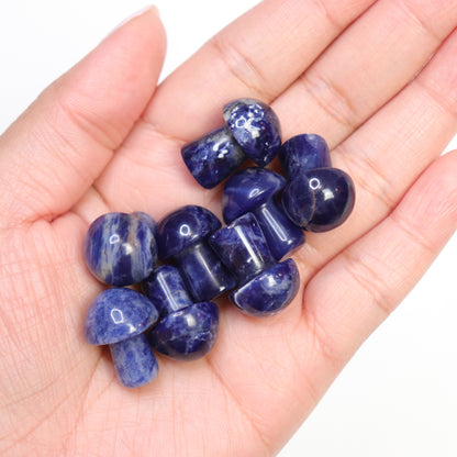 Sodalite Mushrooms - Crescents & Crystals