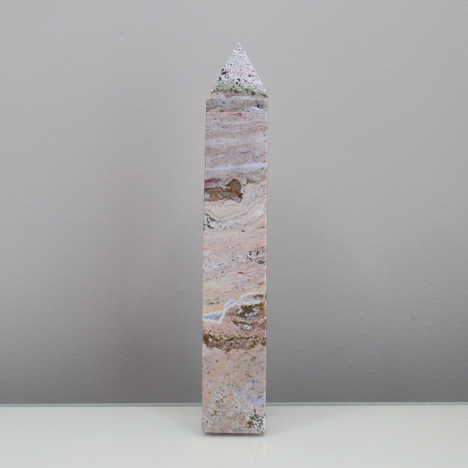 Ocean Jasper Tower  - Crescents & Crystals