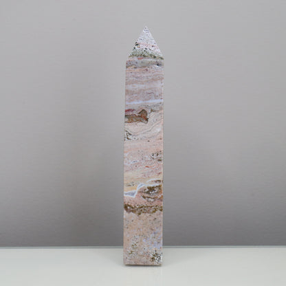 Ocean Jasper Tower  - Crescents & Crystals