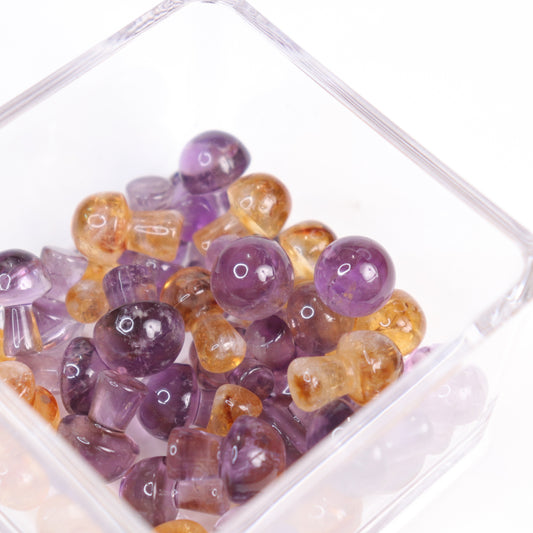 Amethyst Mushroom - Crescents & Crystals