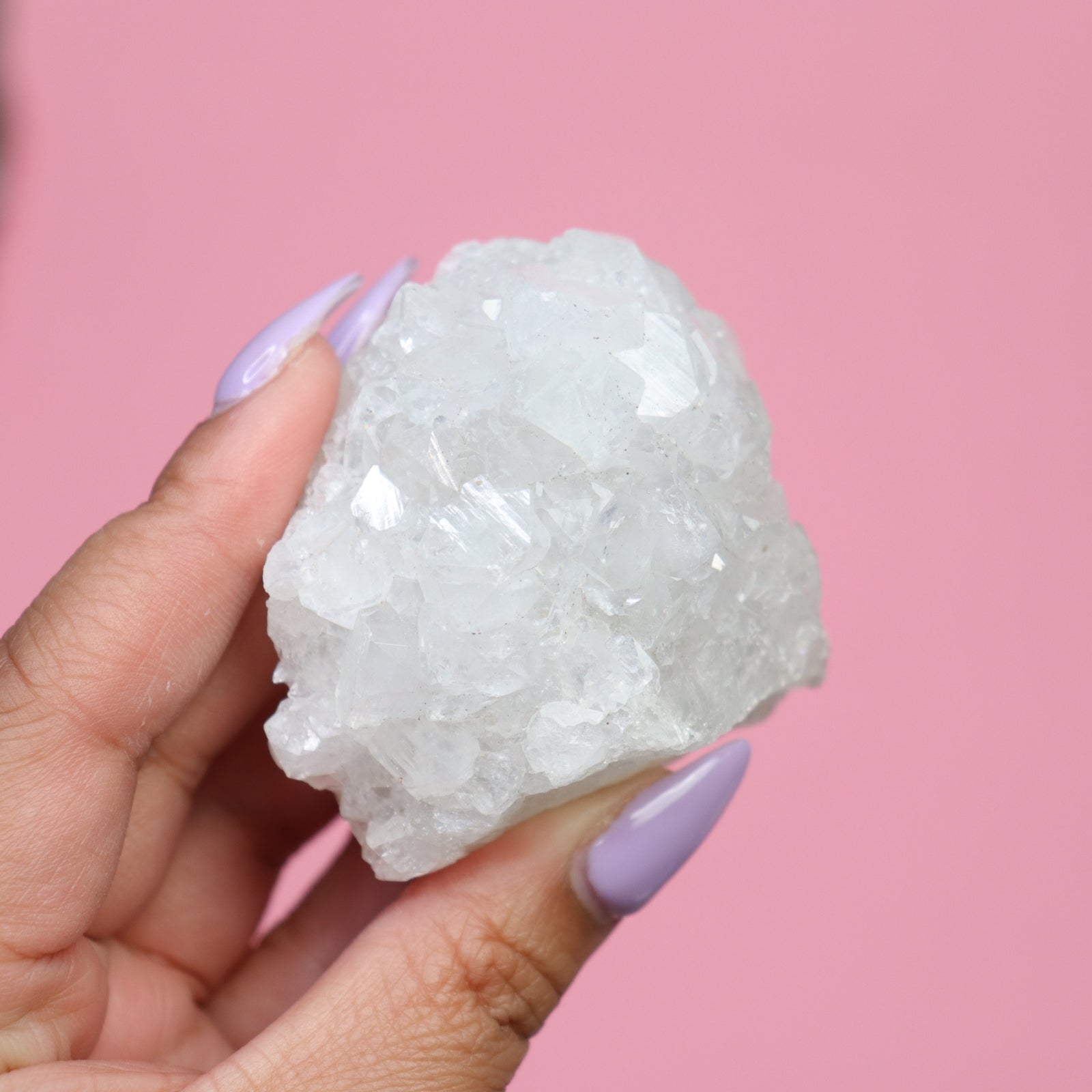 Apophyllite - Crescents & Crystals