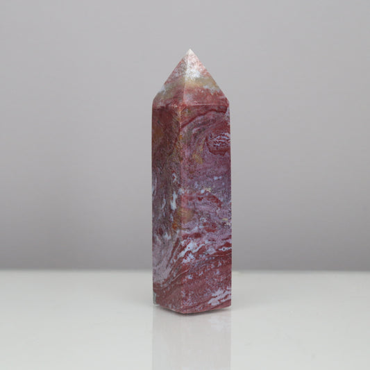 Ocean Jasper Tower  - Crescents & Crystals