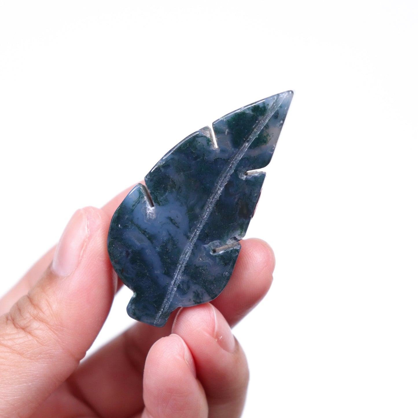 Moss Agate Leaf [10]