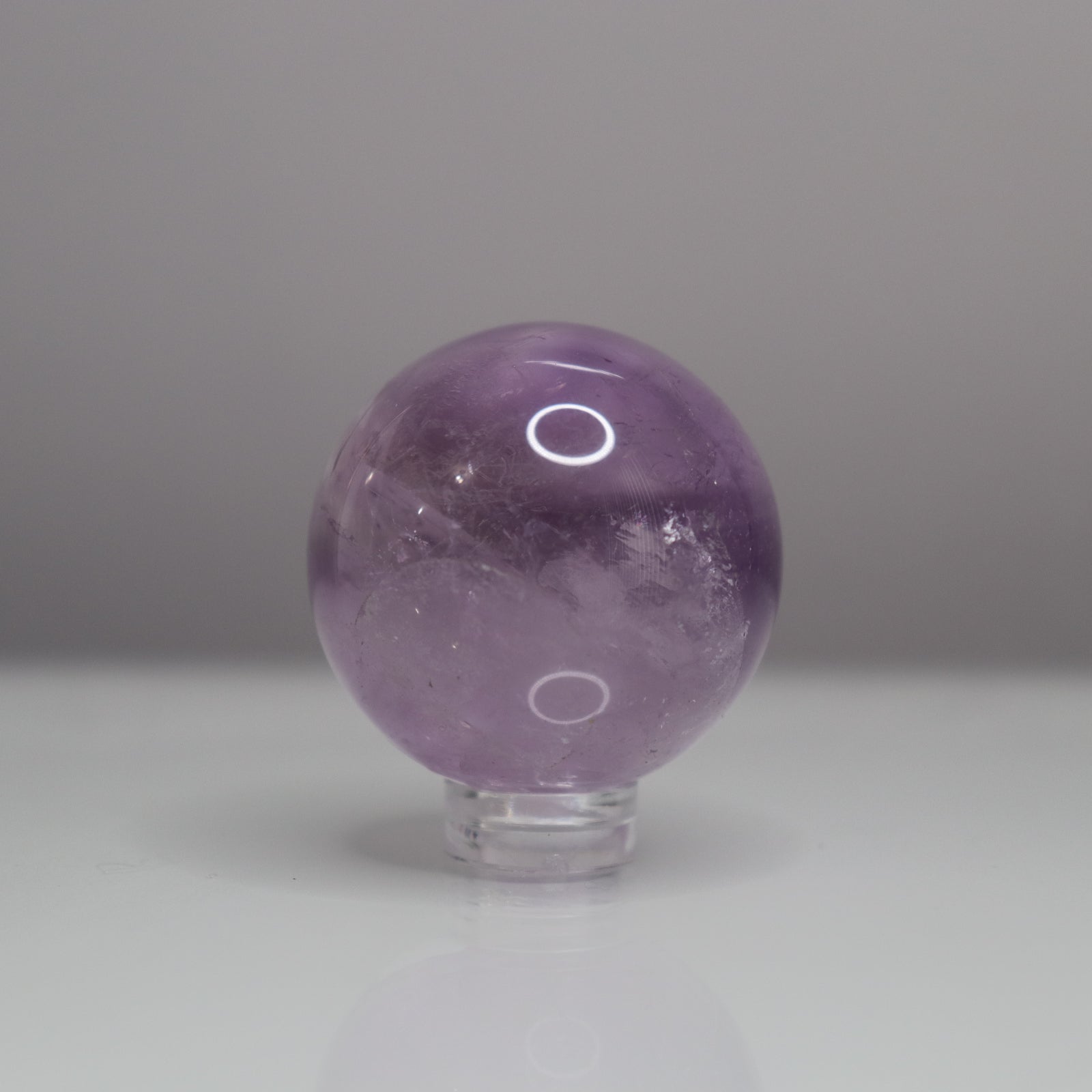 Purple Amethyst Sphere- Crescents & Crystals