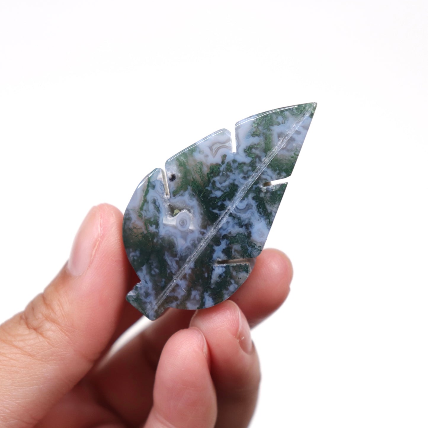 Moss Agate Leaf [4]