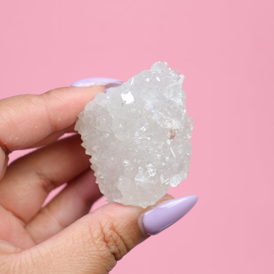 Apophyllite - Crescents & Crystals
