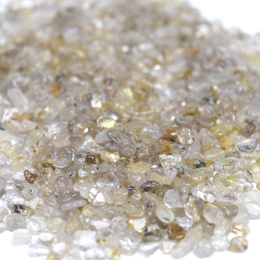 Golden Rutilated Chips - Crescents & Crystals