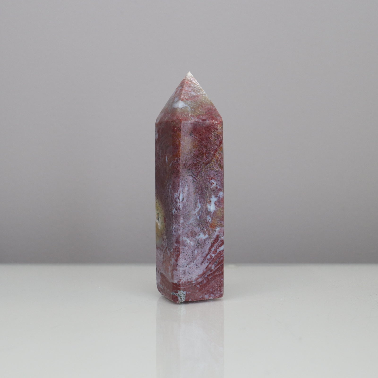 Ocean Jasper Tower  - Crescents & Crystals