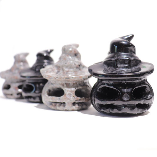 Yooperlite & Black Obsidian Pumpkins