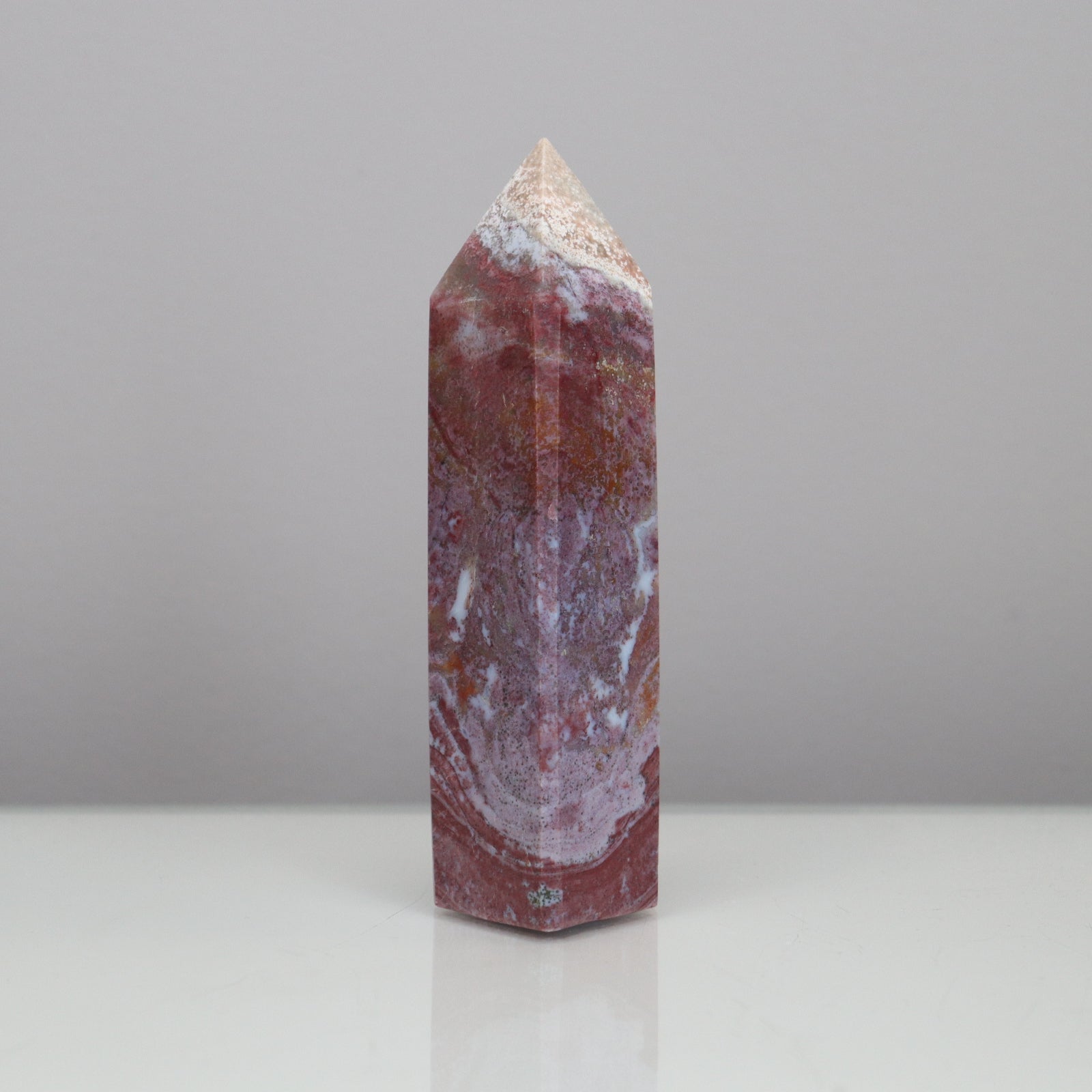 Ocean Jasper Tower  - Crescents & Crystals