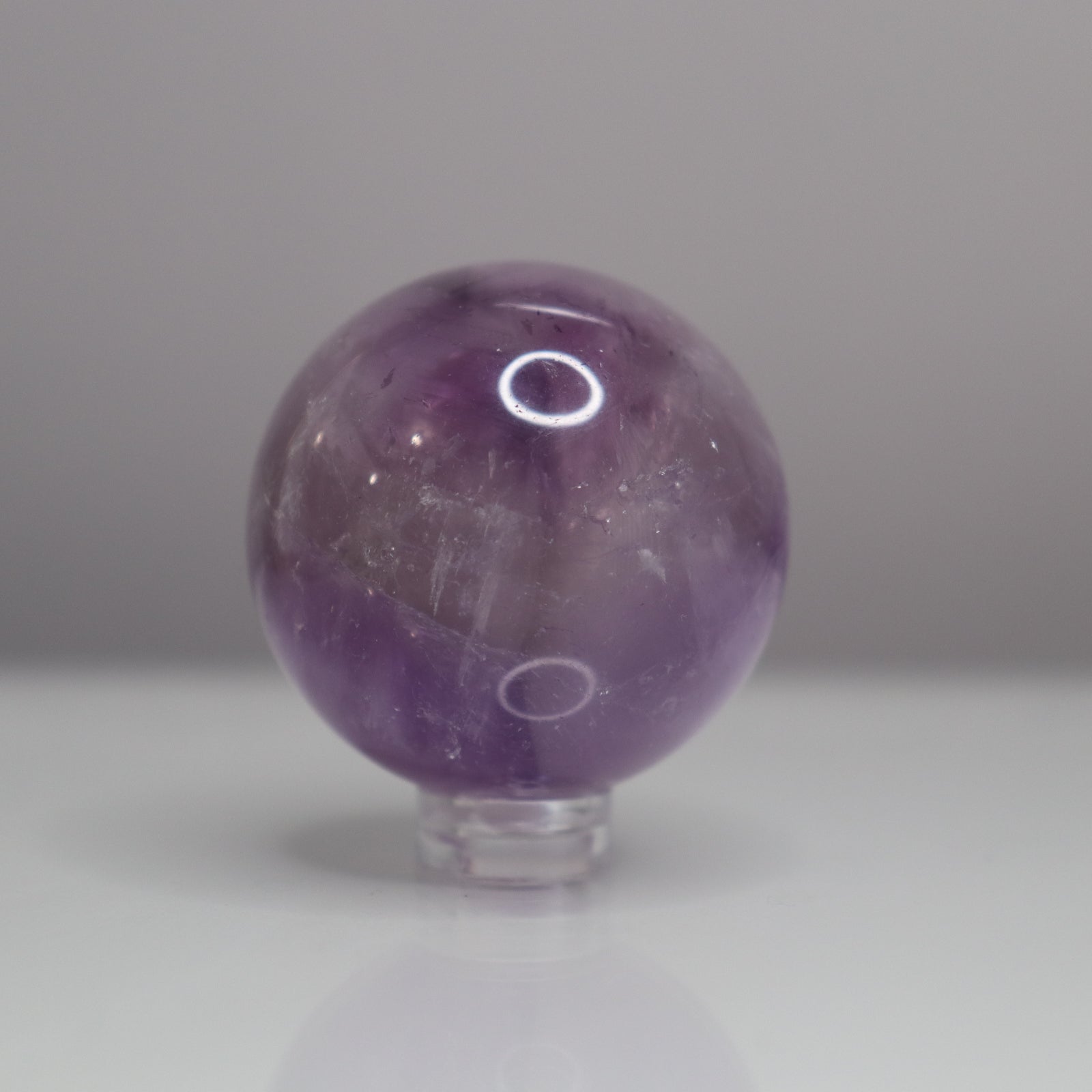 Purple Amethyst Sphere- Crescents & Crystals