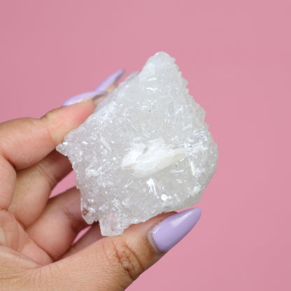 Apophyllite - Crescents & Crystals