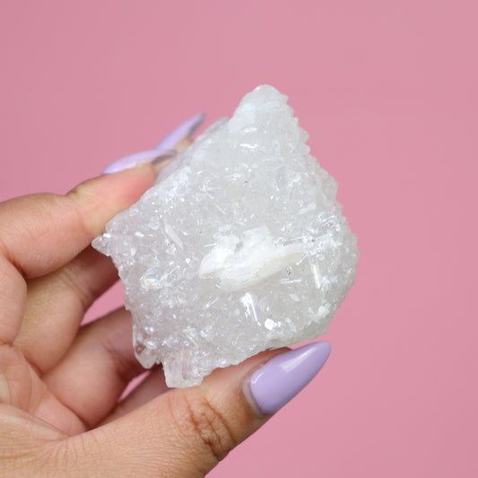 Apophyllite - Crescents & Crystals
