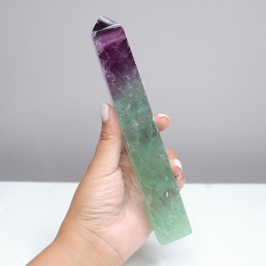 Watermelon Fluorite Tower [3]
