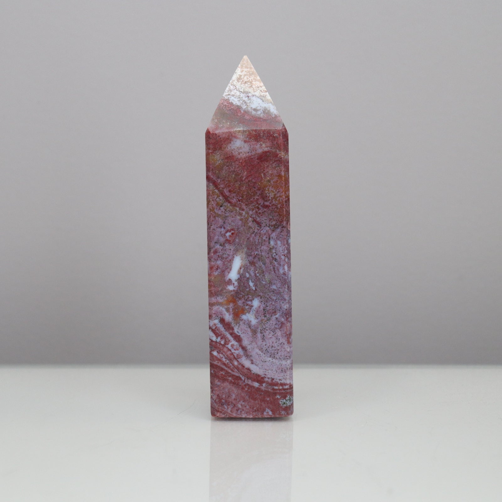 Ocean Jasper Tower  - Crescents & Crystals