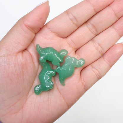 Green Aventurine Dinosaurs - Crescents & Crystals