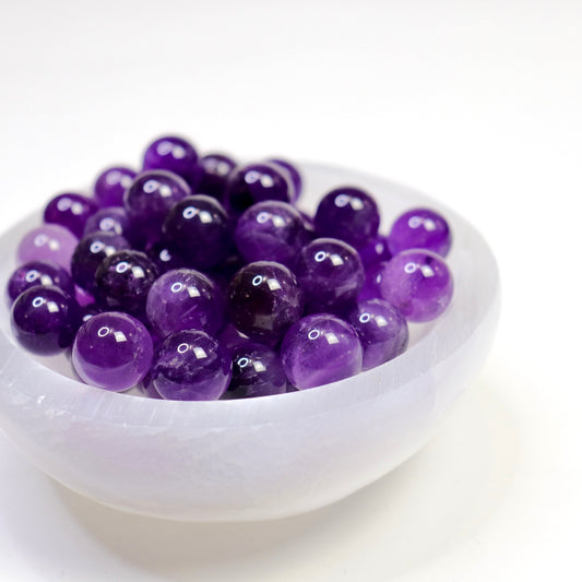 Mini Amethyst Spheres - Crescents & Crystals