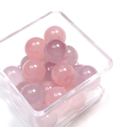 Mini Rose Quartz Spheres [20mm]